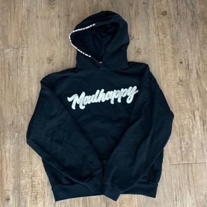 Navy blue Mad Happy hoodie